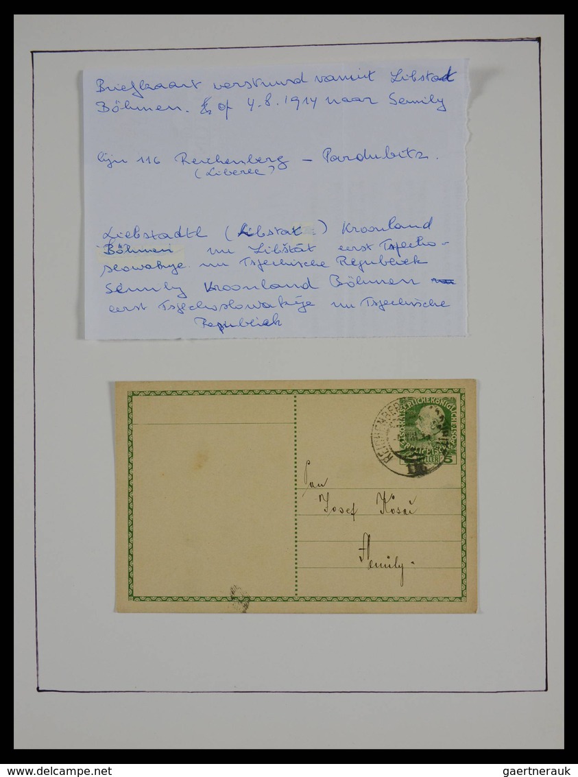 Österreich - Stempel: Beautiful collection railroadpost and station cancels of Austria in 17 (!) alb