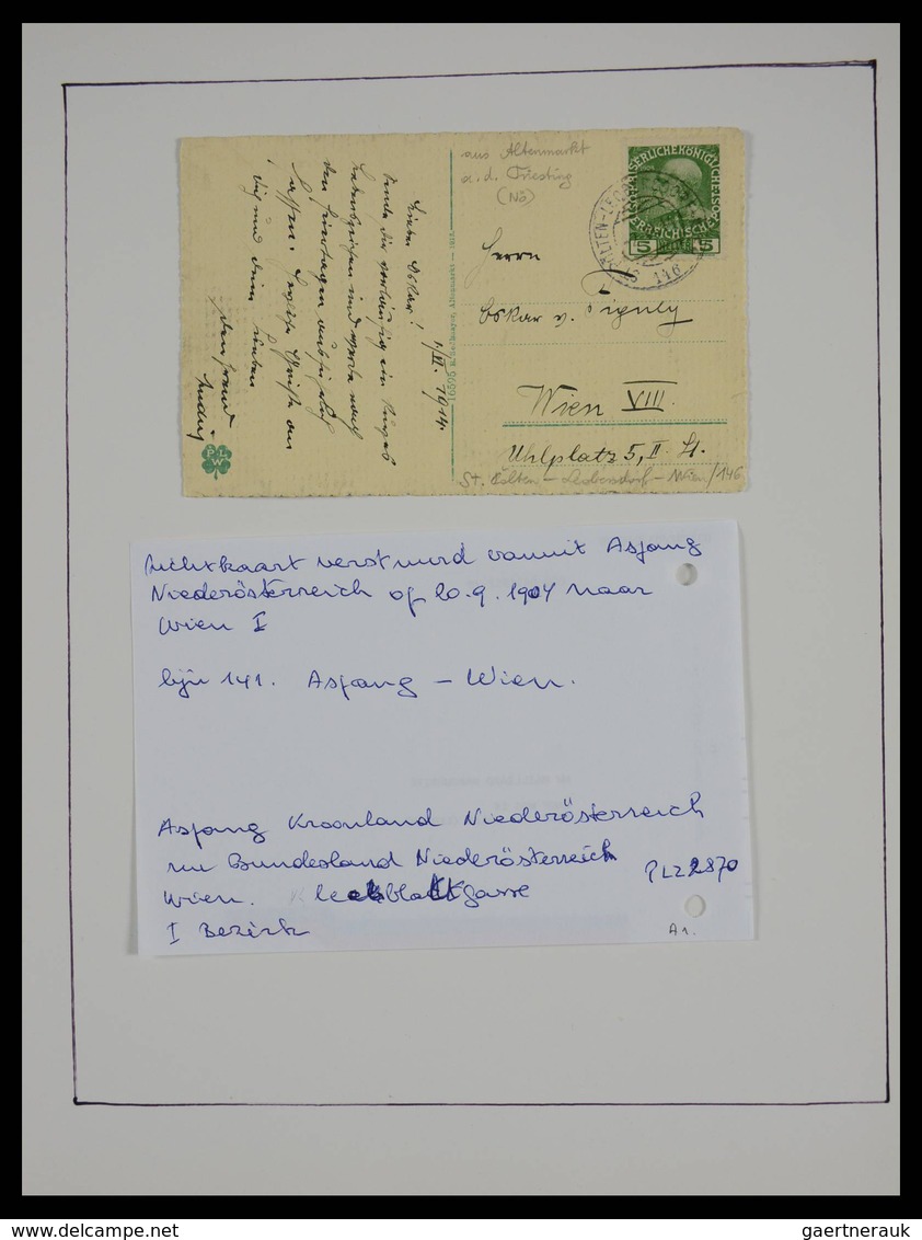 Österreich - Stempel: Beautiful collection railroadpost and station cancels of Austria in 17 (!) alb