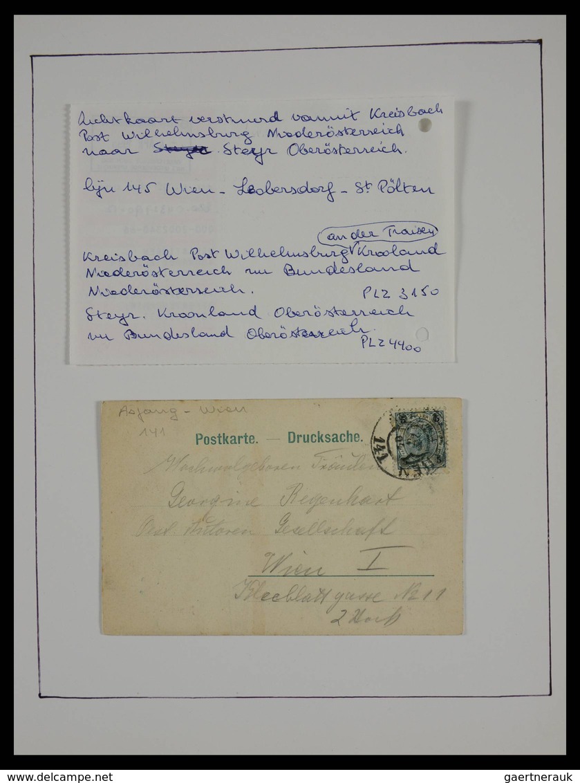 Österreich - Stempel: Beautiful collection railroadpost and station cancels of Austria in 17 (!) alb