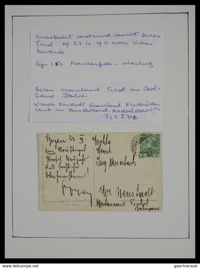 Österreich - Stempel: Beautiful collection railroadpost and station cancels of Austria in 17 (!) alb