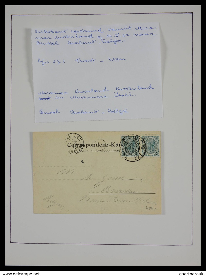 Österreich - Stempel: Beautiful collection railroadpost and station cancels of Austria in 17 (!) alb