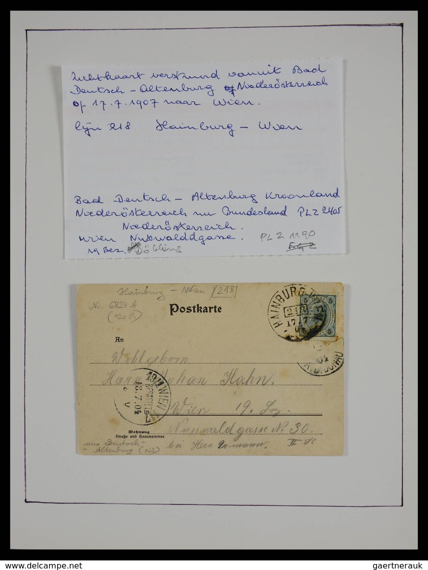 Österreich - Stempel: Beautiful collection railroadpost and station cancels of Austria in 17 (!) alb