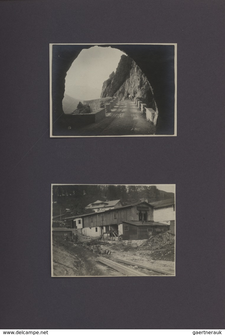 Österreich - Besonderheiten:  1914/1918: Fotoalbum 1. Wk, Italienfront 48 Bilder, Eingeklebt , Teilw - Autres & Non Classés