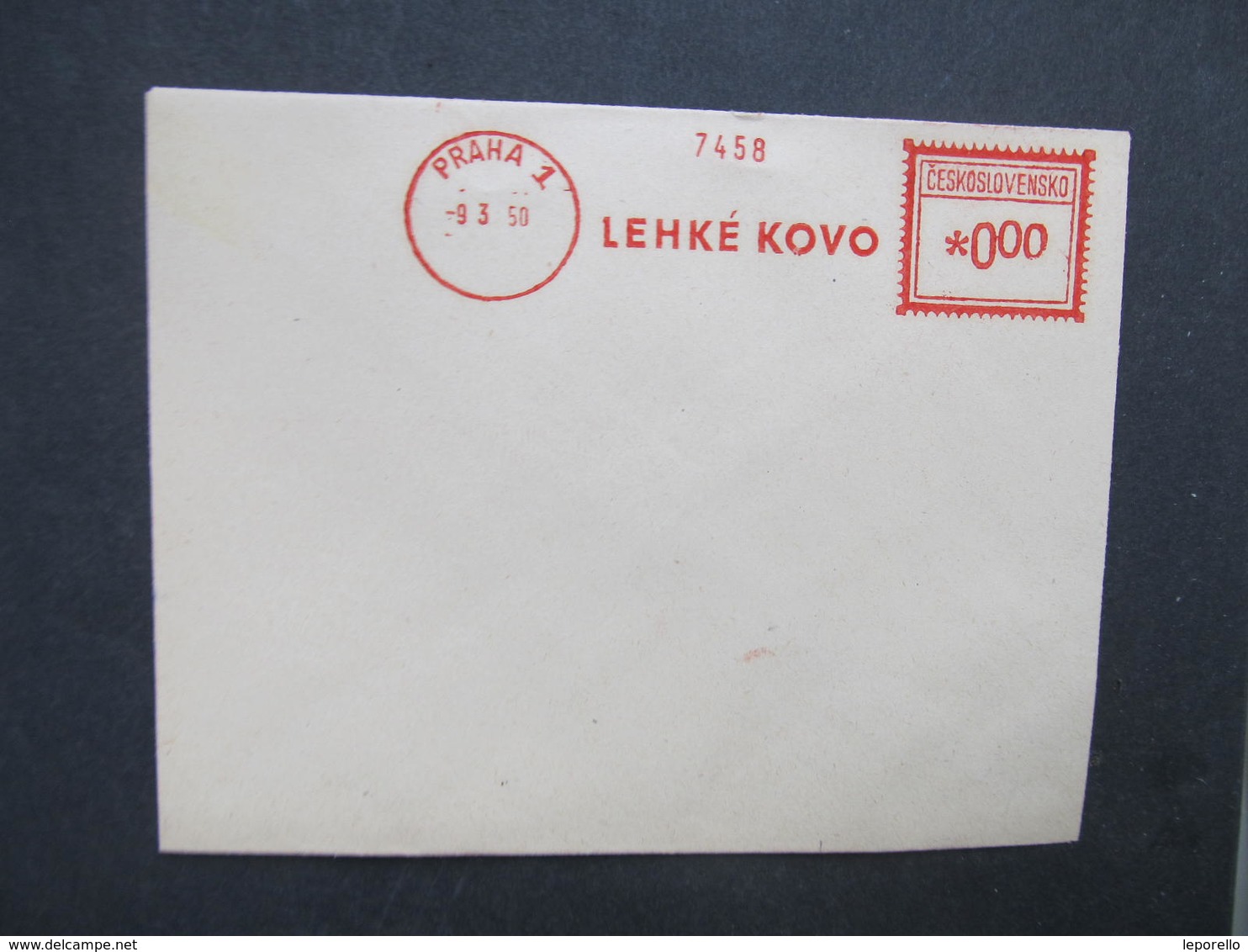 BRIEF Praha 1 Lehke Kovo 1950 Frankotype Freistempel Postfreistempel /// N2833 - Briefe U. Dokumente