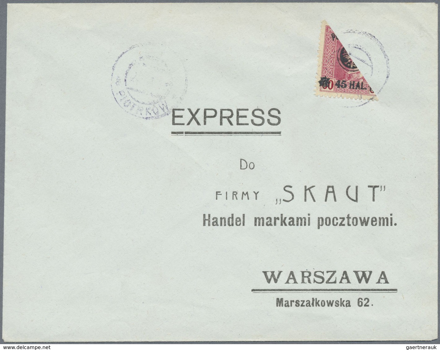 Br/GA Polen: 1878/1954, Posten Mit 60 Briefen, Karten, Ganzsachen, Dabei Viele Russische Ganzsachen Und Ma - Briefe U. Dokumente