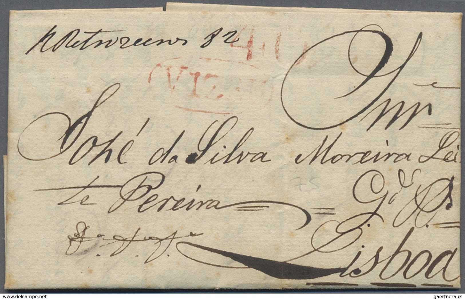 Br Portugal: 1820/1946: 21 Envelopes And Postal Stationeries Including Pre-philatelic, Registered And U - Lettres & Documents