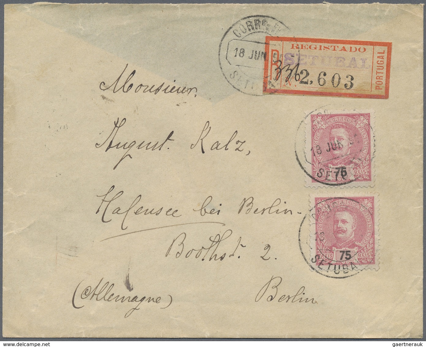 Br Portugal: 1820/1946: 21 envelopes and postal stationeries including pre-philatelic, registered and u