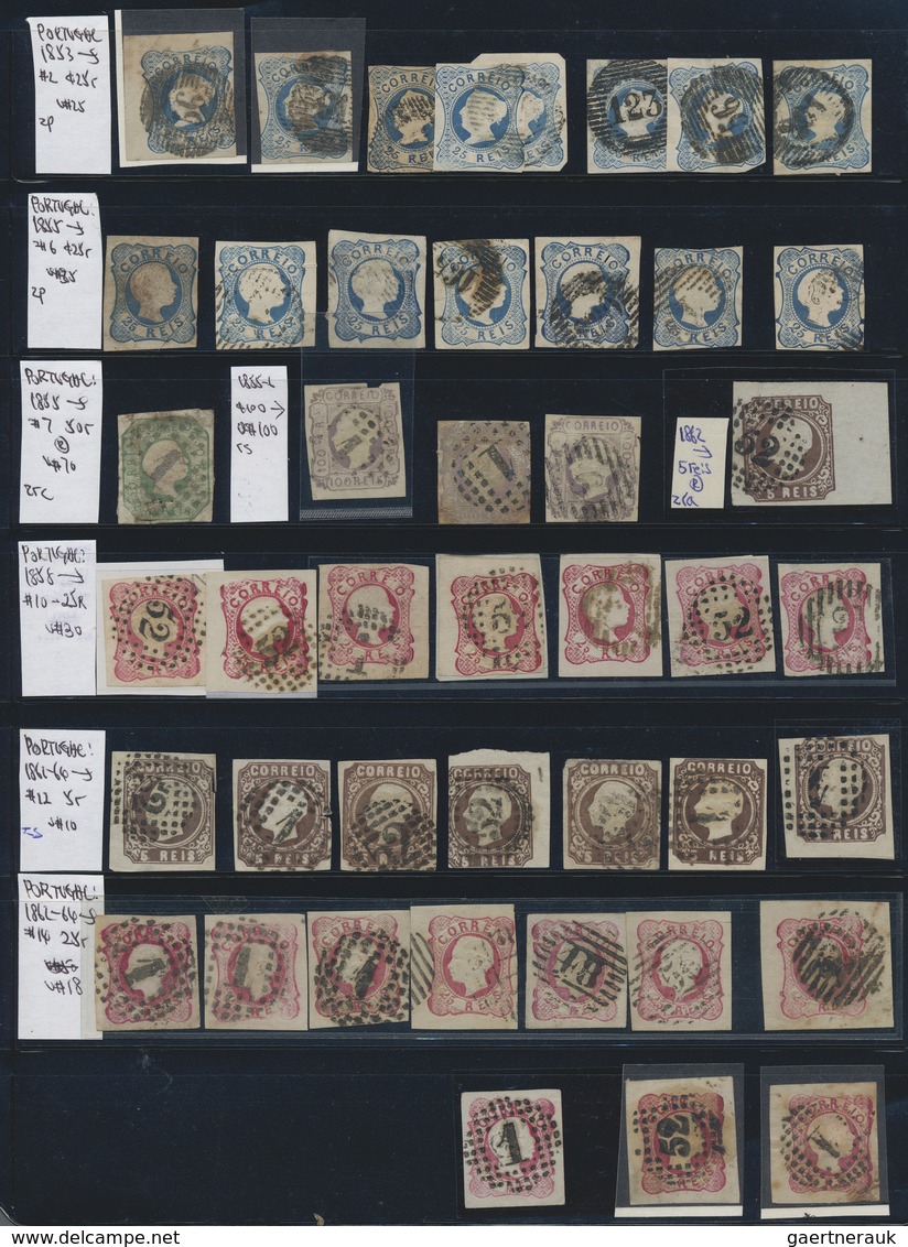 O/*/(*) Portugal: 1853/1910 (ca.), Comprehensive Used And Mint Collection/accumulation Of Classic And Semicl - Lettres & Documents