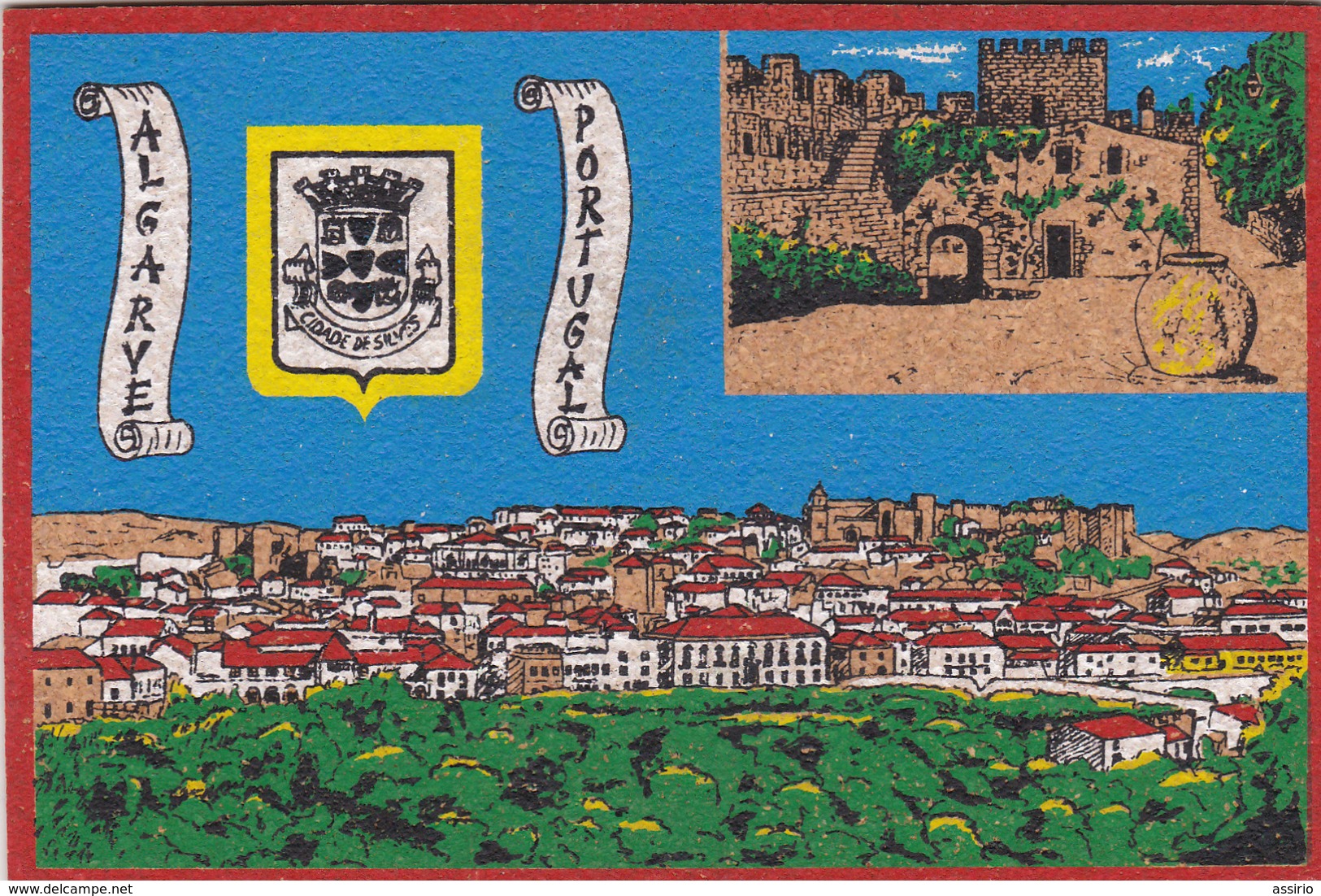 Portugal- Postal De Cortiça - Otros & Sin Clasificación