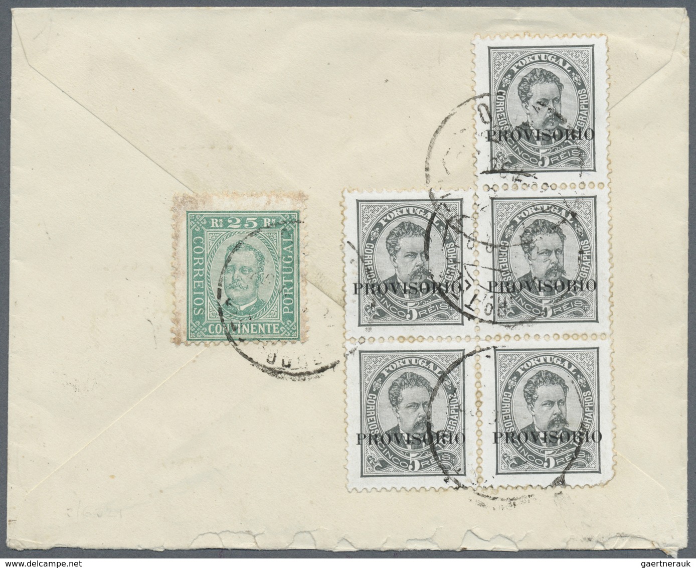 Br Portugal: 1855/1940, group of eleven better entires, mainly before 1900 showing attractive frankings