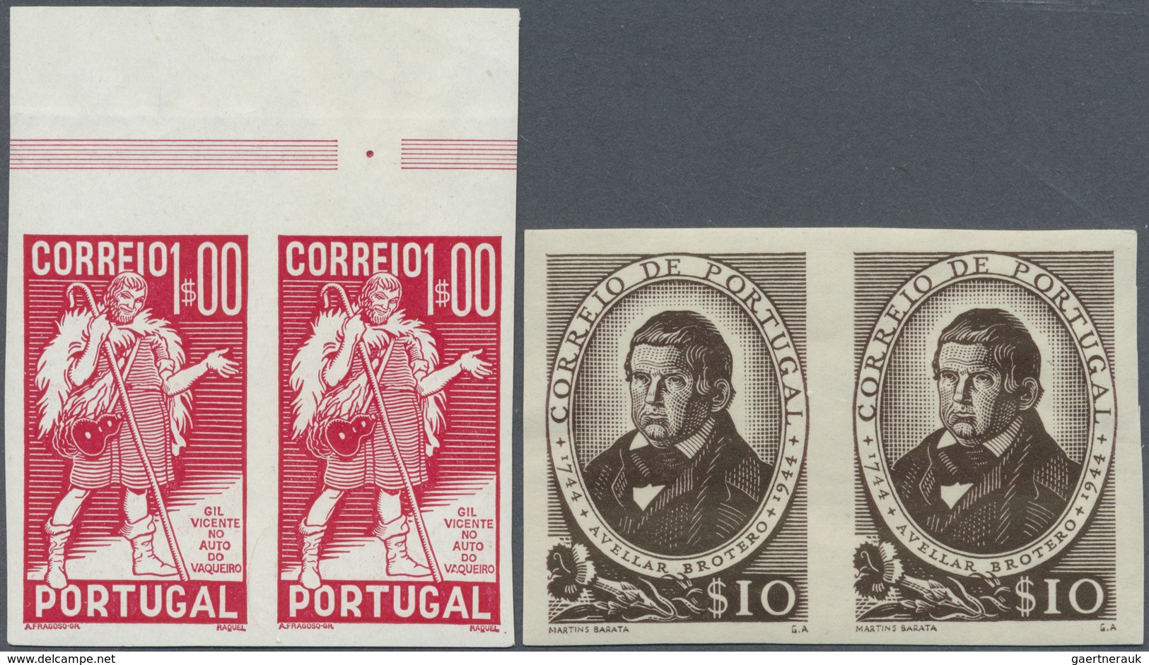 */**/(*)/O Portugal: 1880/1955 (ca.), Portugal And Some Colonies, Mainly Mint Accumulation On Stocksheets Incl. - Lettres & Documents