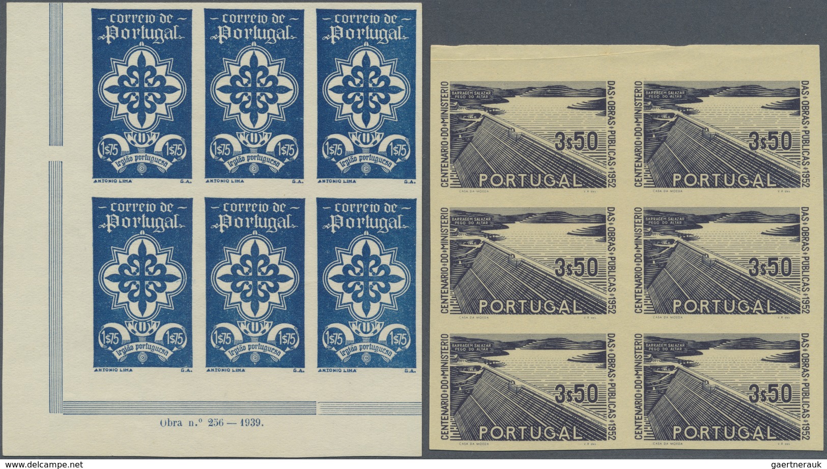 */**/(*)/O Portugal: 1880/1955 (ca.), Portugal And Some Colonies, Mainly Mint Accumulation On Stocksheets Incl. - Briefe U. Dokumente