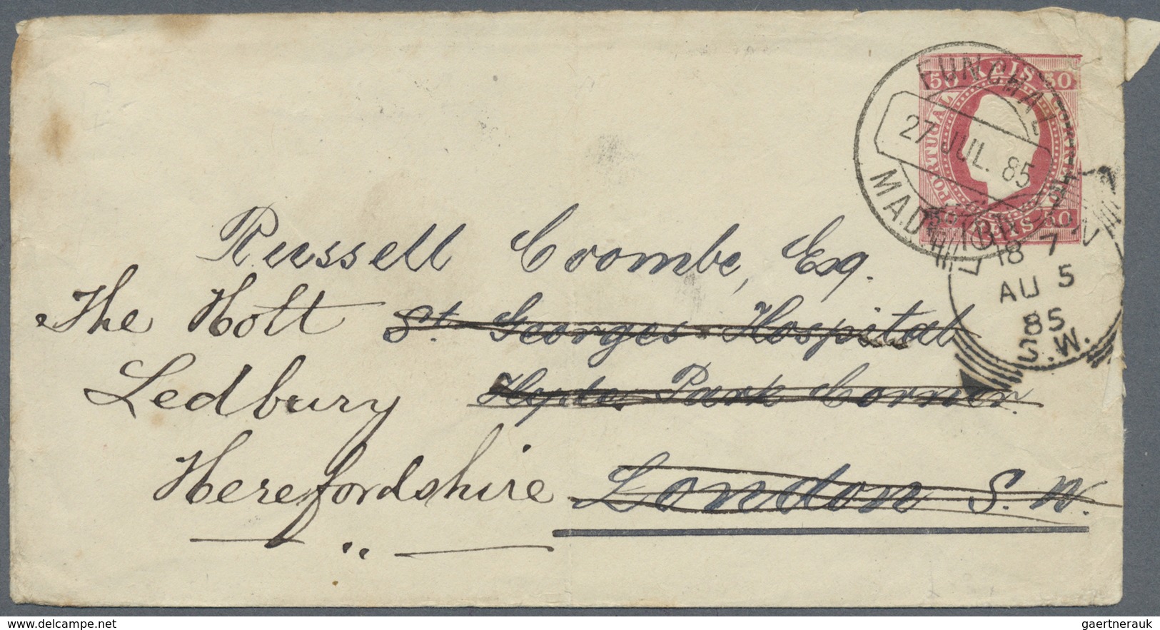 Br/GA/ Portugal - Madeira: 1864/1940 (ca.), Unusual Accumulation Including Funchal With 45 Covers, Postal S - Madeira