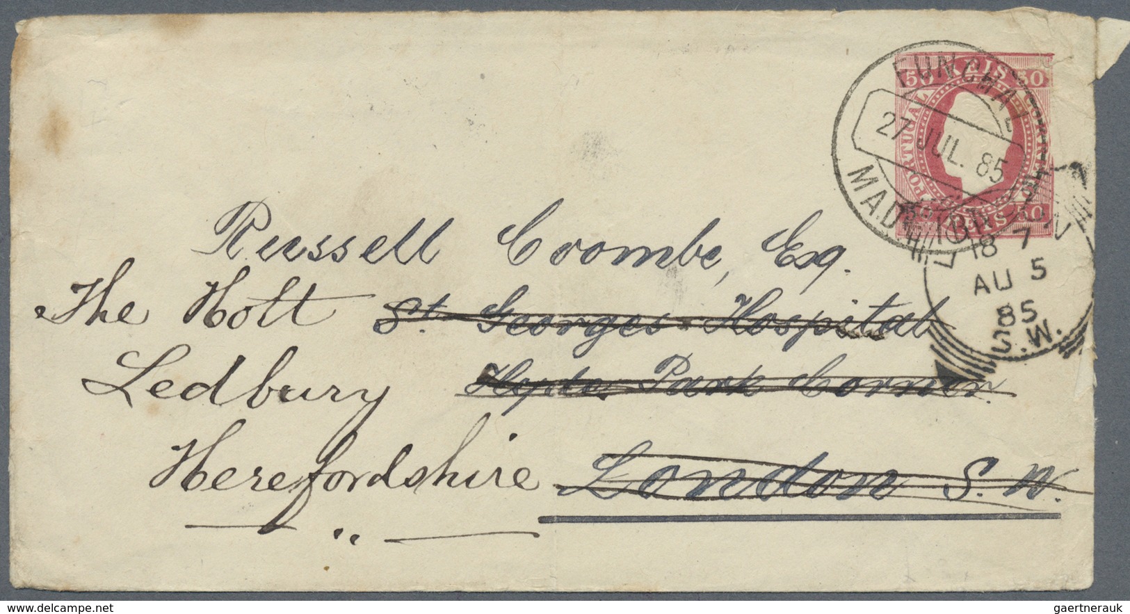 Br/GA/ Portugal - Madeira: 1864/1940 (ca.), Unusual Accumulation Including Funchal With 45 Covers, Postal S - Madère