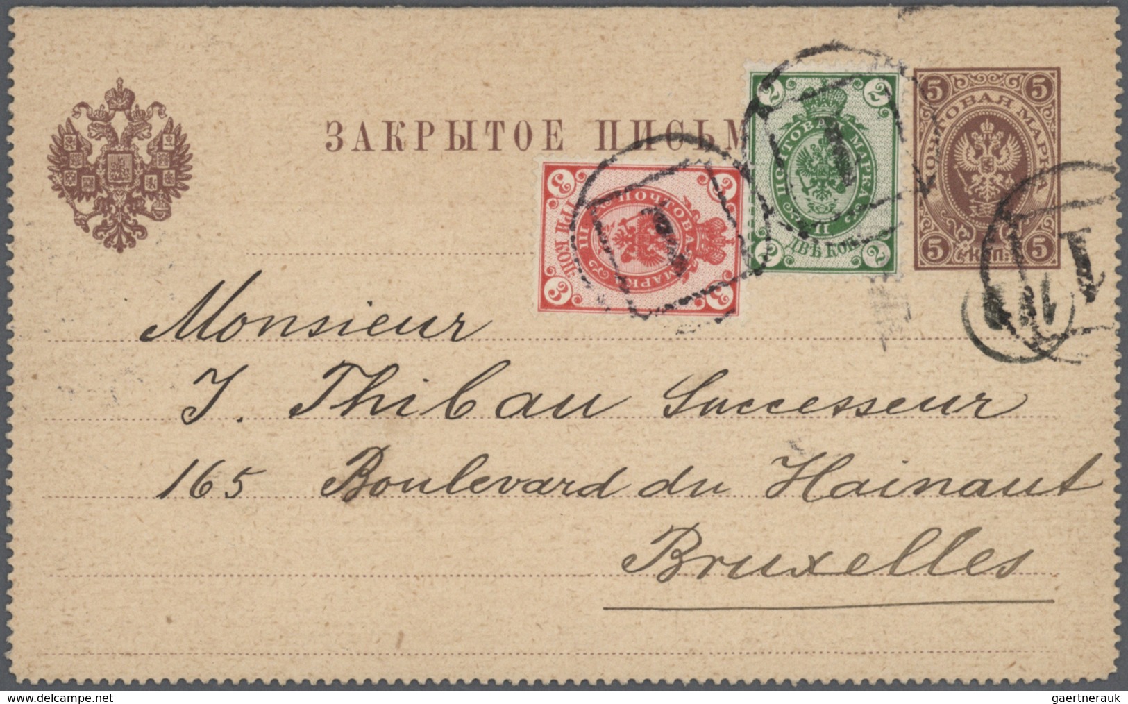 Br Russland: 1850/1950ca., Hochwertiger Briefebestand Aus Uralt-Nachlass Mit Vielen Interessanten Und G - Ongebruikt