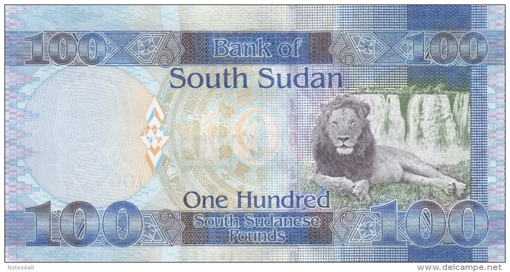 SOUTH SUDAN 100 POUND 2011 P-10 UNC */* - South Sudan