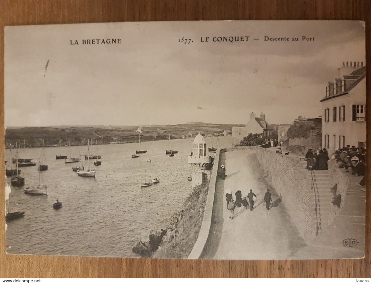 Le Conquet.descente Au Port.édition ELD 1577 - Le Conquet