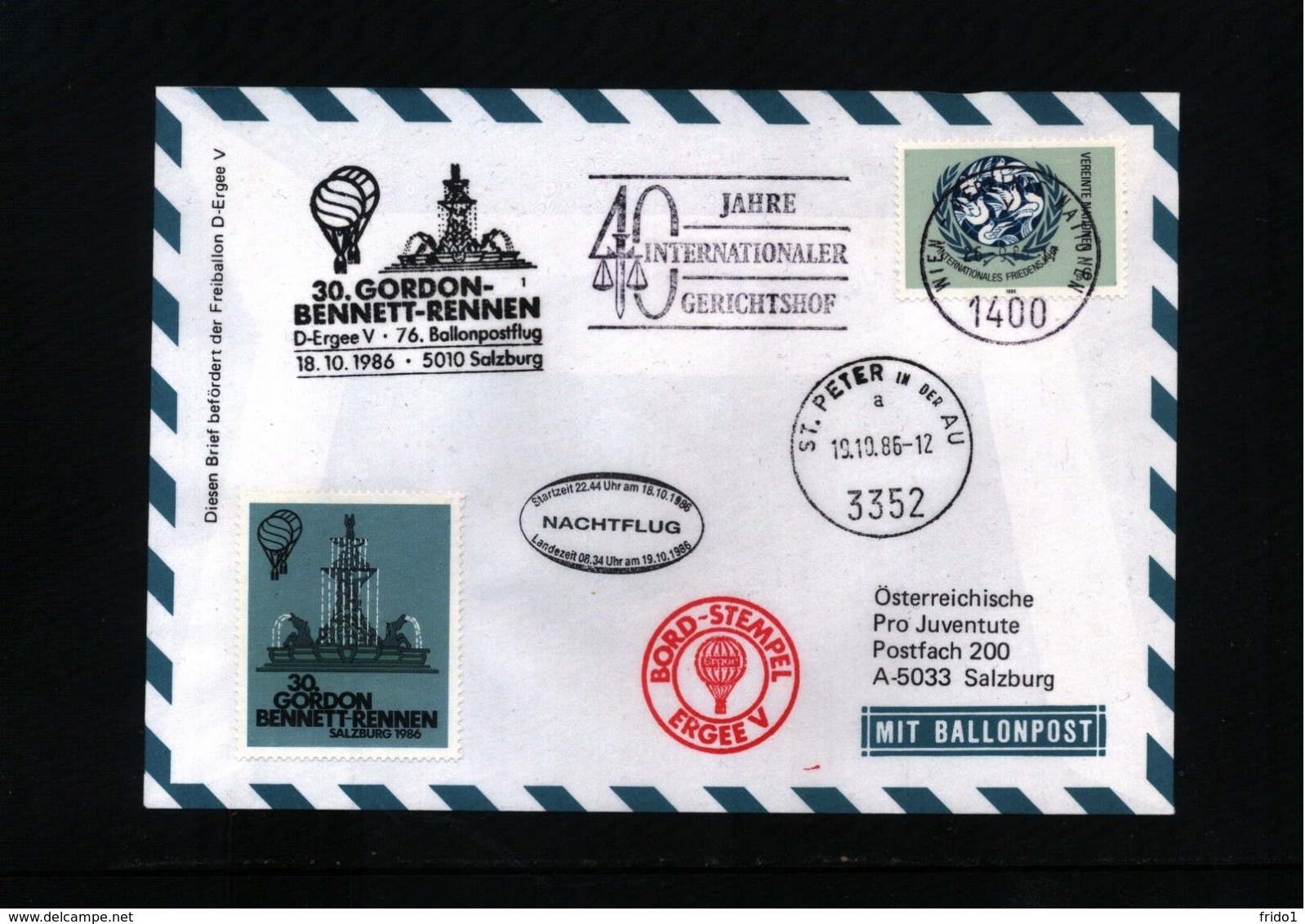 Austria / Oesterreich 1986 Ballonpost Interesting Cover - Balloon Covers