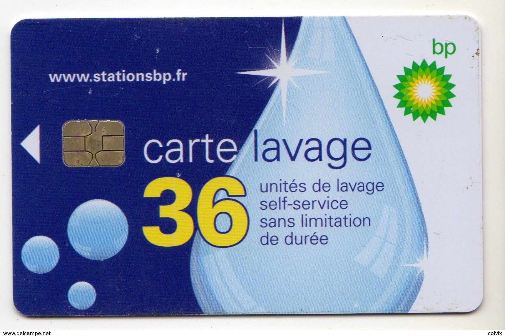 FRANCE CARTE De LAVAGE BP - Car-wash