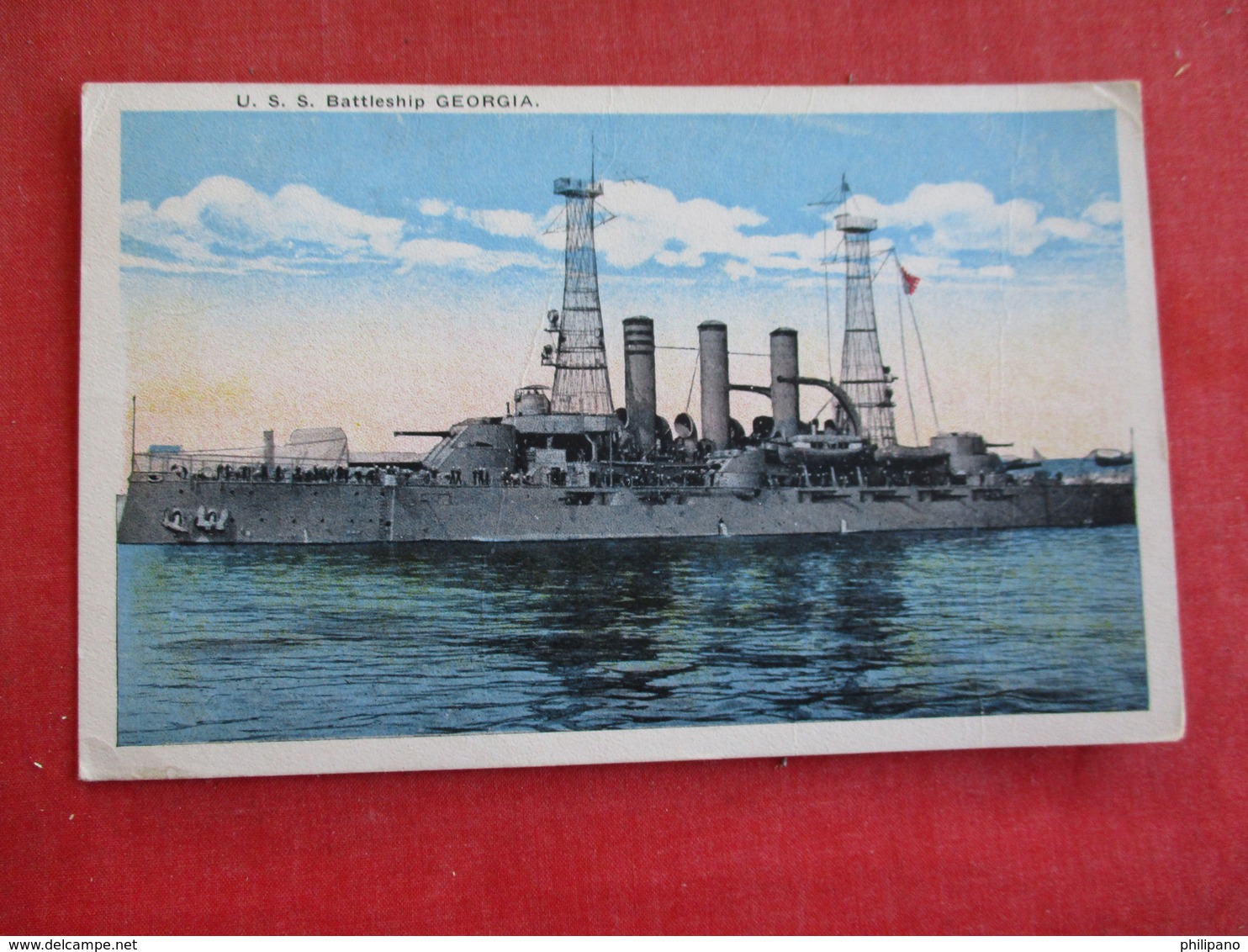 U.S. Battleship Georgia  Ref 2834 - Warships