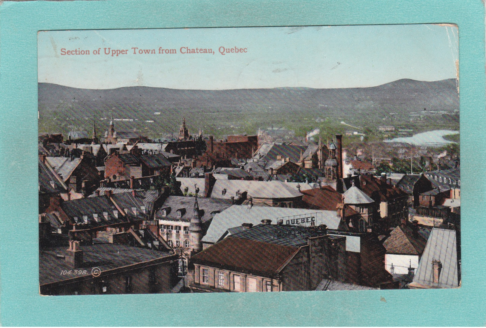 Small Postcard Of Upper Town,Quebec,Canada.Q80. - Other & Unclassified