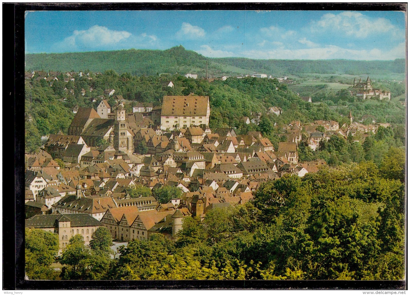 Schwäbisch Hall - Blick Auf Die Stadt Und Die Comburg - Schwäbisch Hall