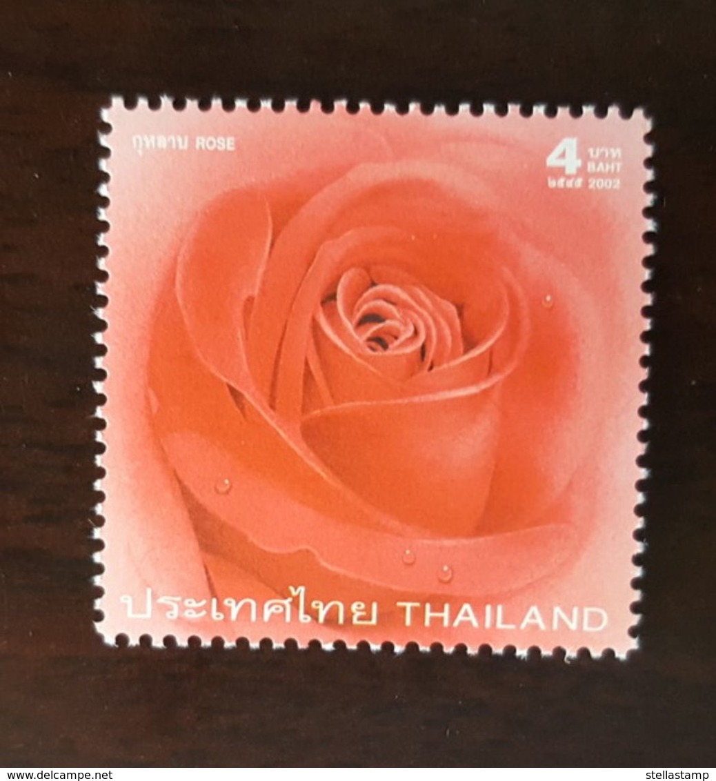 Thailand Stamp 2002 Rose 1st - Thaïlande
