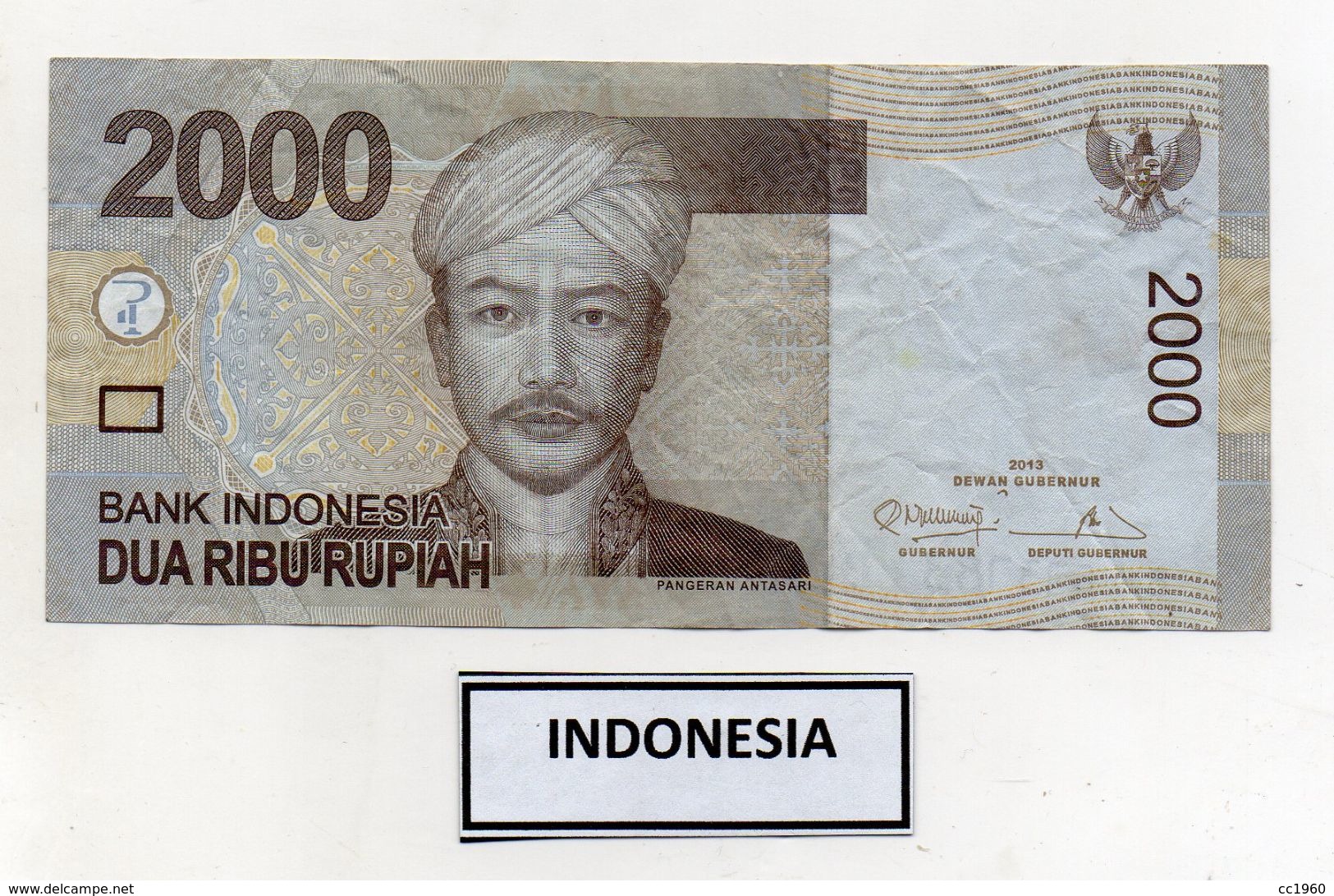 Indonesia - 2013 - Banconota Da 2000 Rupie - Usata - (FDC8056) - Indonesia