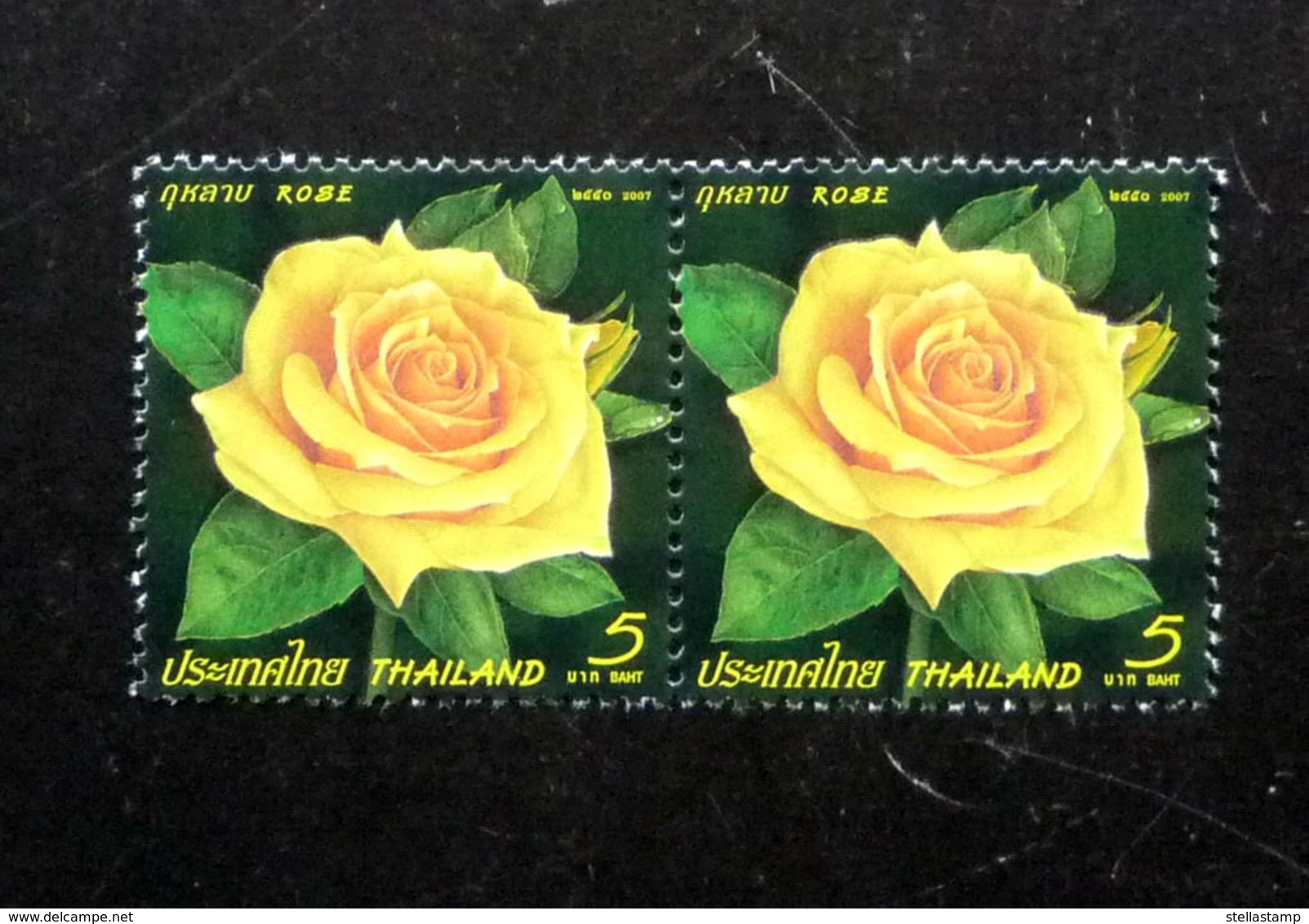 Thailand Stamp 2007 Rose 6th - Tailandia