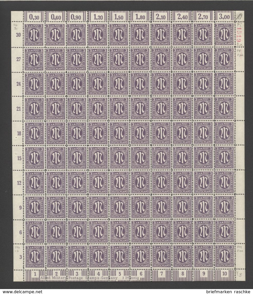 Am-Post-Bogen,Am-Post-Bogen,17aBz,BT.4,mit III,XX,gefaltet (M7) - Sonstige & Ohne Zuordnung
