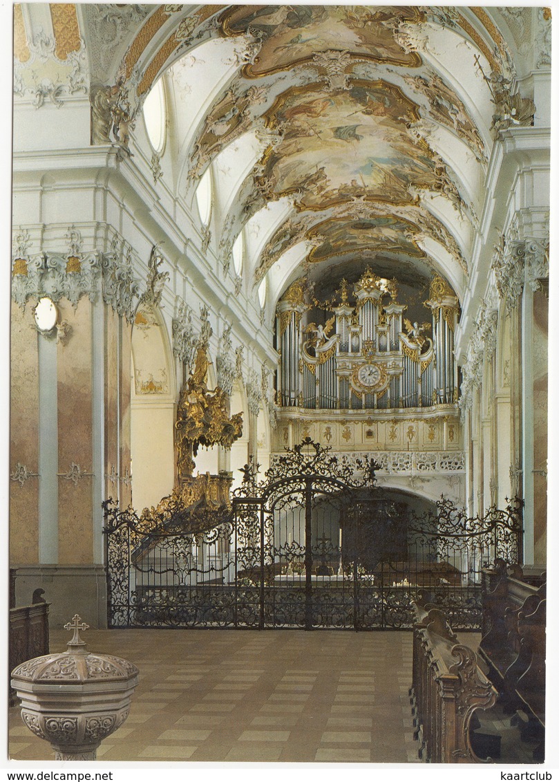 Amorbach I.O/ - Abteikirche - Chorgitter Und Orgel (Gebr. Stumm, 1774-82) - (ORGEL / ORGAN / ORGUE ) - Amorbach