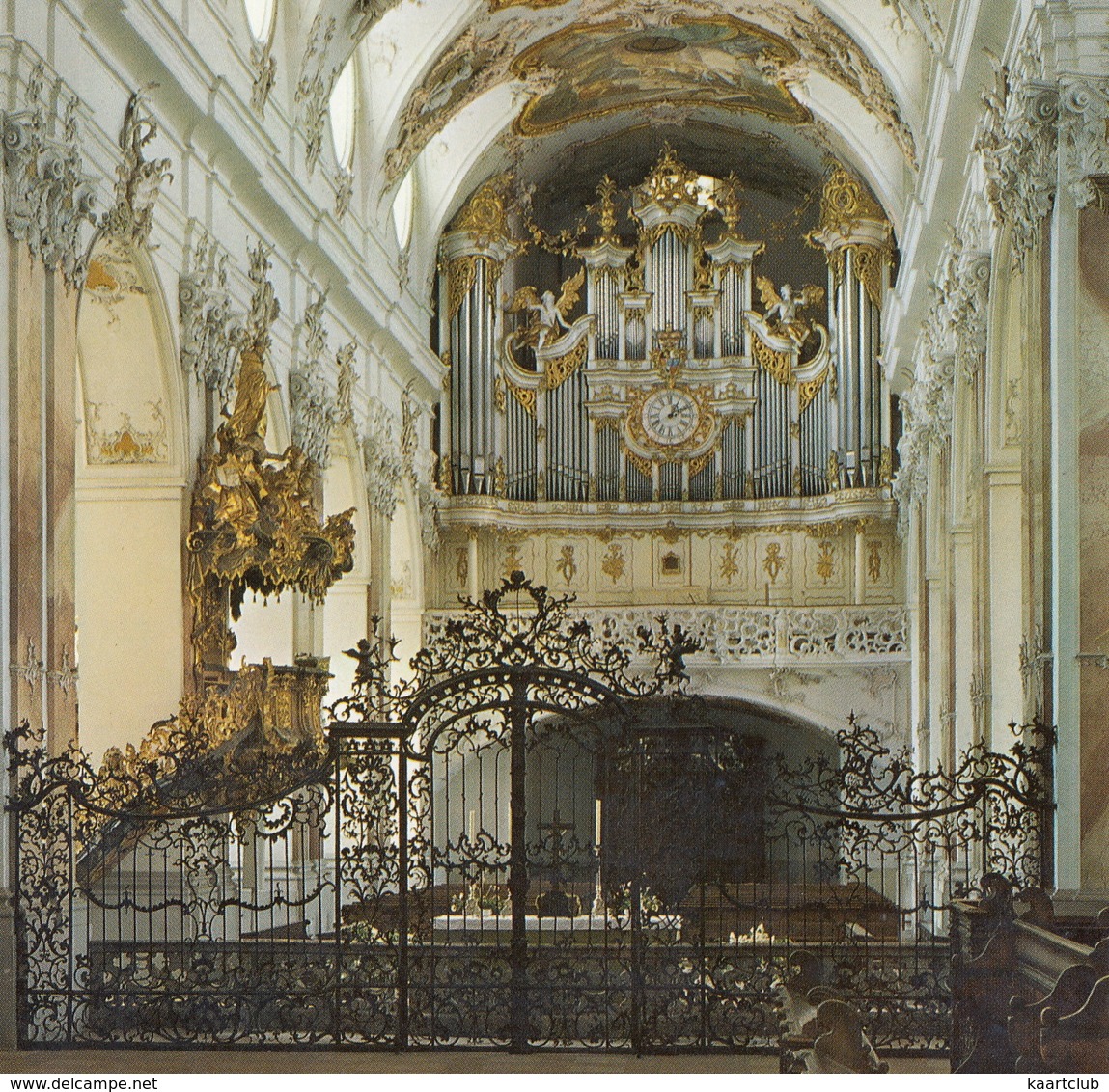 Amorbach I.O/ - Abteikirche - Chorgitter Und Orgel (Gebr. Stumm, 1774-82) - (ORGEL / ORGAN / ORGUE ) - Amorbach