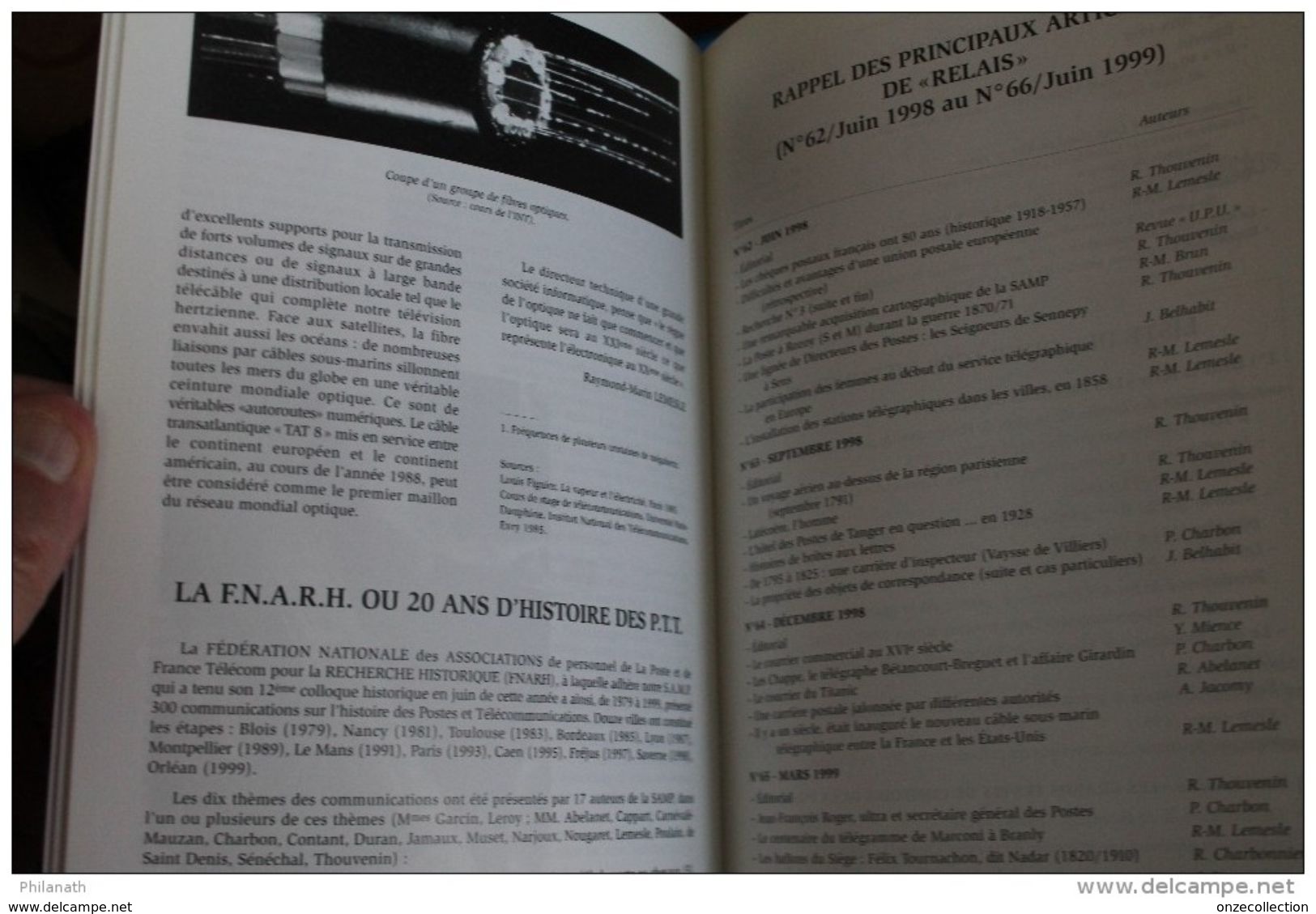 RELAIS   N°   67   SEPTEMBRE  1999     15   PHOTOS - Oblitérations