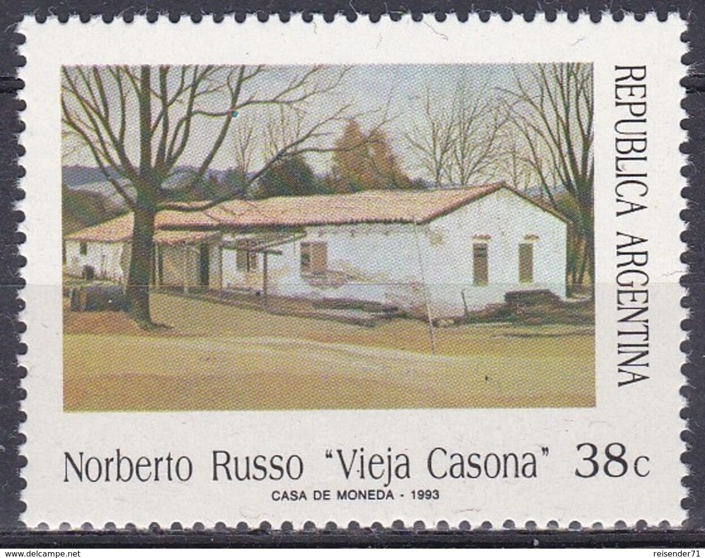 Argentinien Argentina 1993 Kunst Kultur Gemälde Paintings Künstler Artists Maler Painters Norberto Russo, Mi. 2180 ** - Ungebraucht