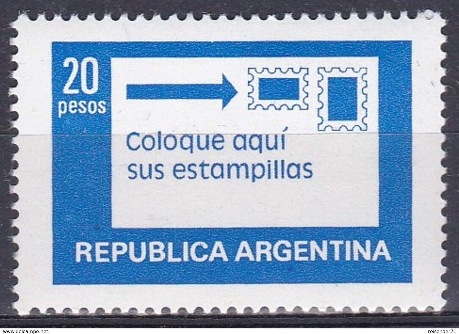 Argentinien Argentina 1978 Postwesen Postdienst Postal Service Frankierung Franking, Mi. 1362 ** - Neufs