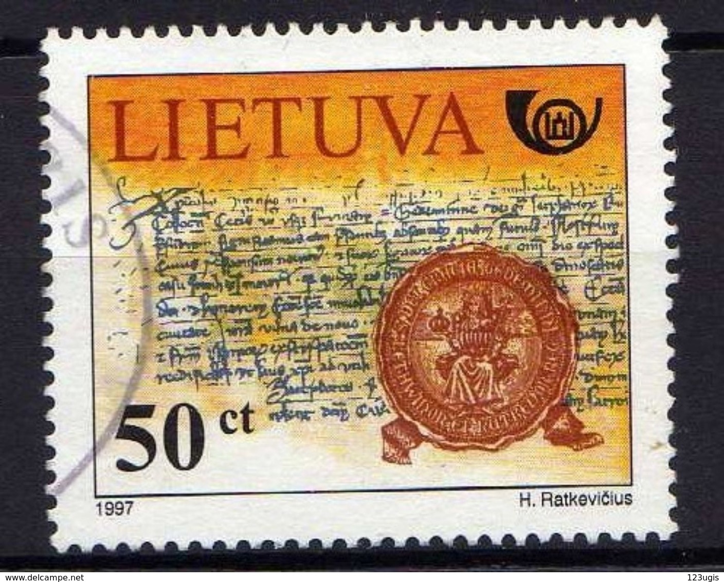 Litauen / Lietuva, 1997,  Mi 651, Gestempelt [290118XXII] - Lituania