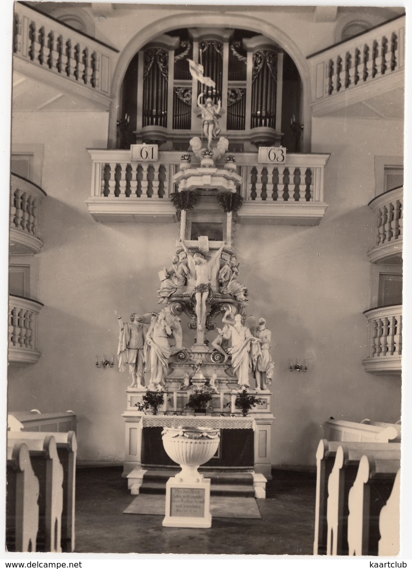 Altar Der Kirche Zu Carlsfeld / Erzgeb. - (ORGEL / ORGAN / ORGUE ) - DDR/GDR - Eibenstock