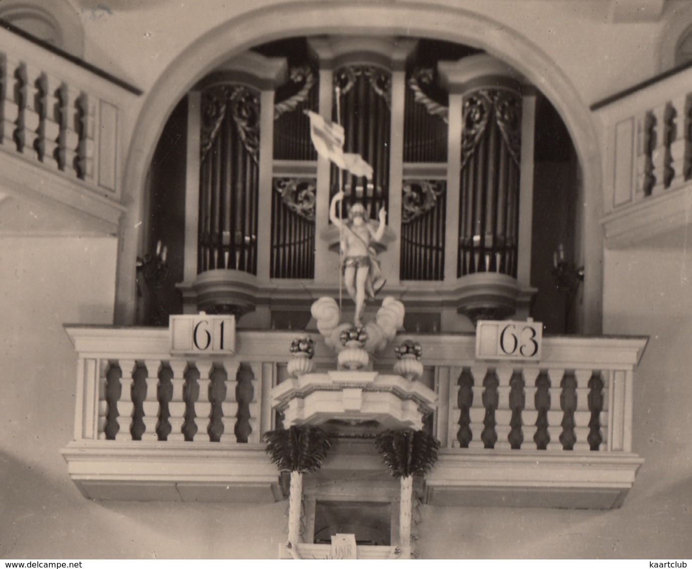 Altar Der Kirche Zu Carlsfeld / Erzgeb. - (ORGEL / ORGAN / ORGUE ) - DDR/GDR - Eibenstock