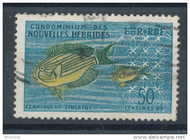 Nouvelles Hébrides N°205 Poissons - Used Stamps