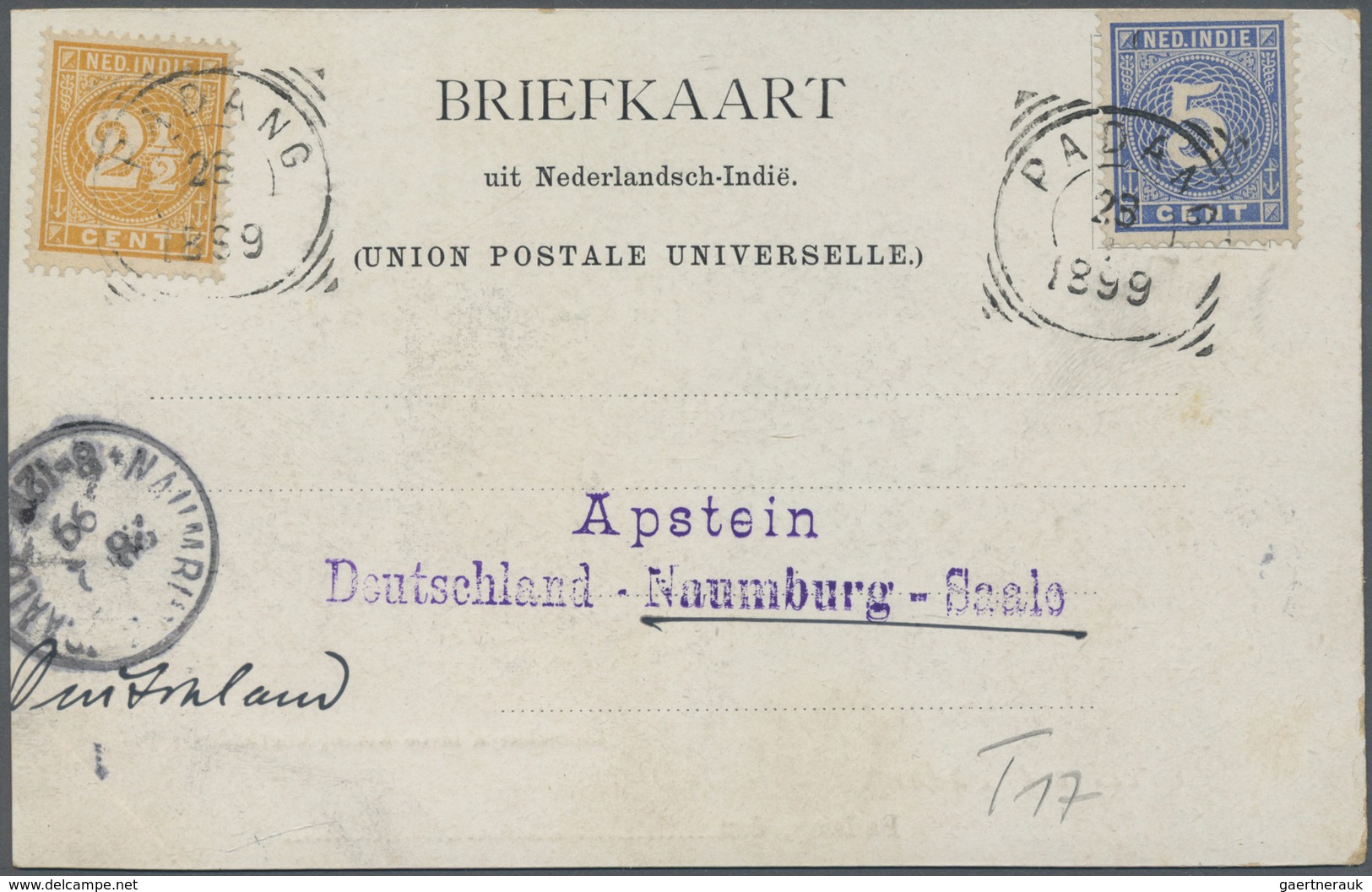 Br Thematik: Antarktis / Antarctic: 1899: Deutsche Valdivia Tiefsee-Expedition. Postkarte Aus Emmahafen - Sonstige & Ohne Zuordnung