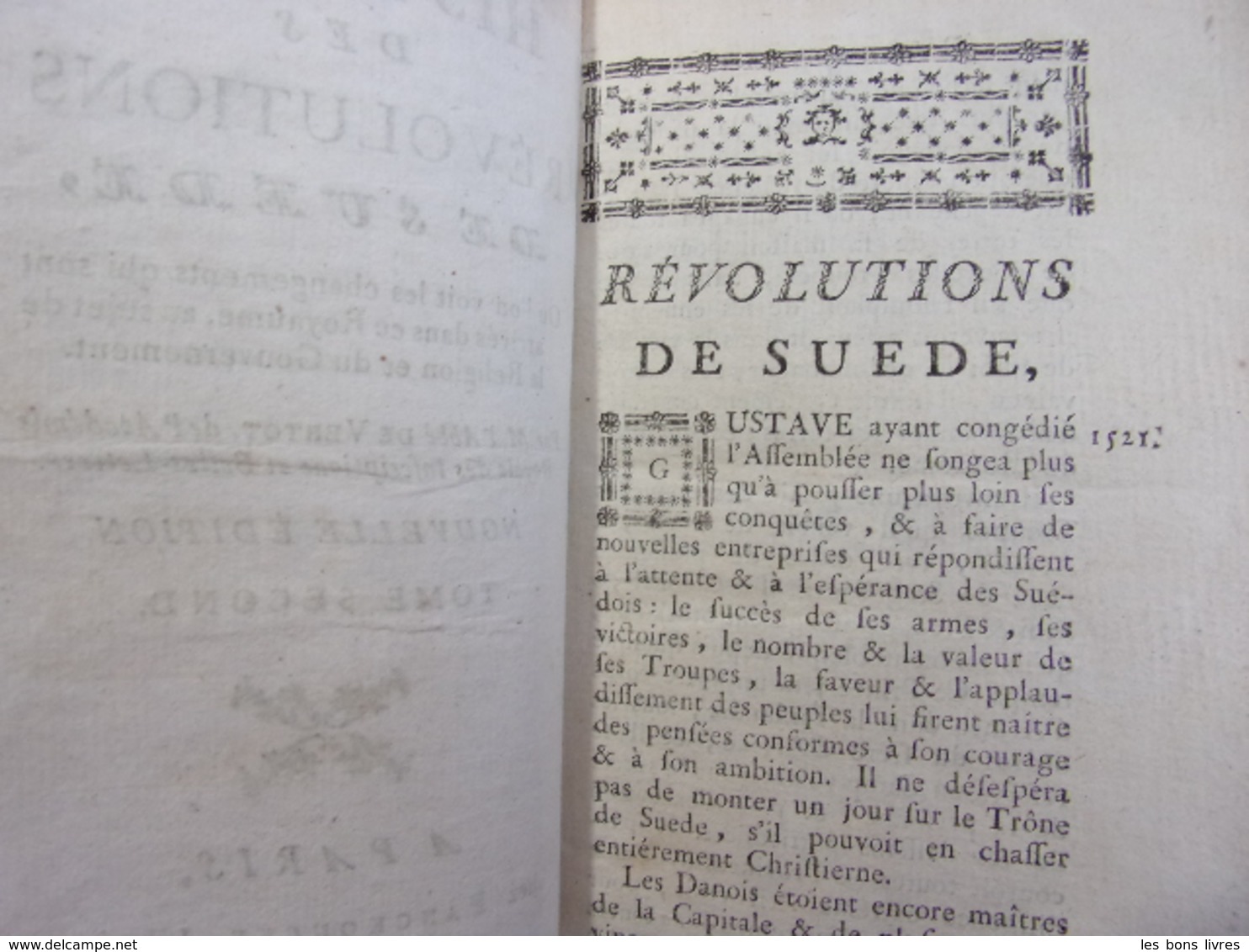 HISTOIRE DES RÉVOLUTIONS DE SUÈDE - Before 18th Century