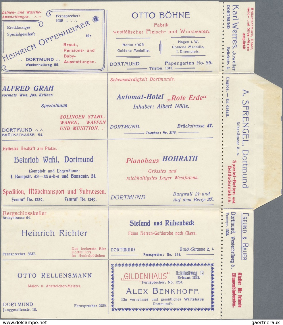 GA Thematik: Anzeigenganzsachen / Advertising Postal Stationery: 1905, German Empire. Advertising Lette - Non Classés