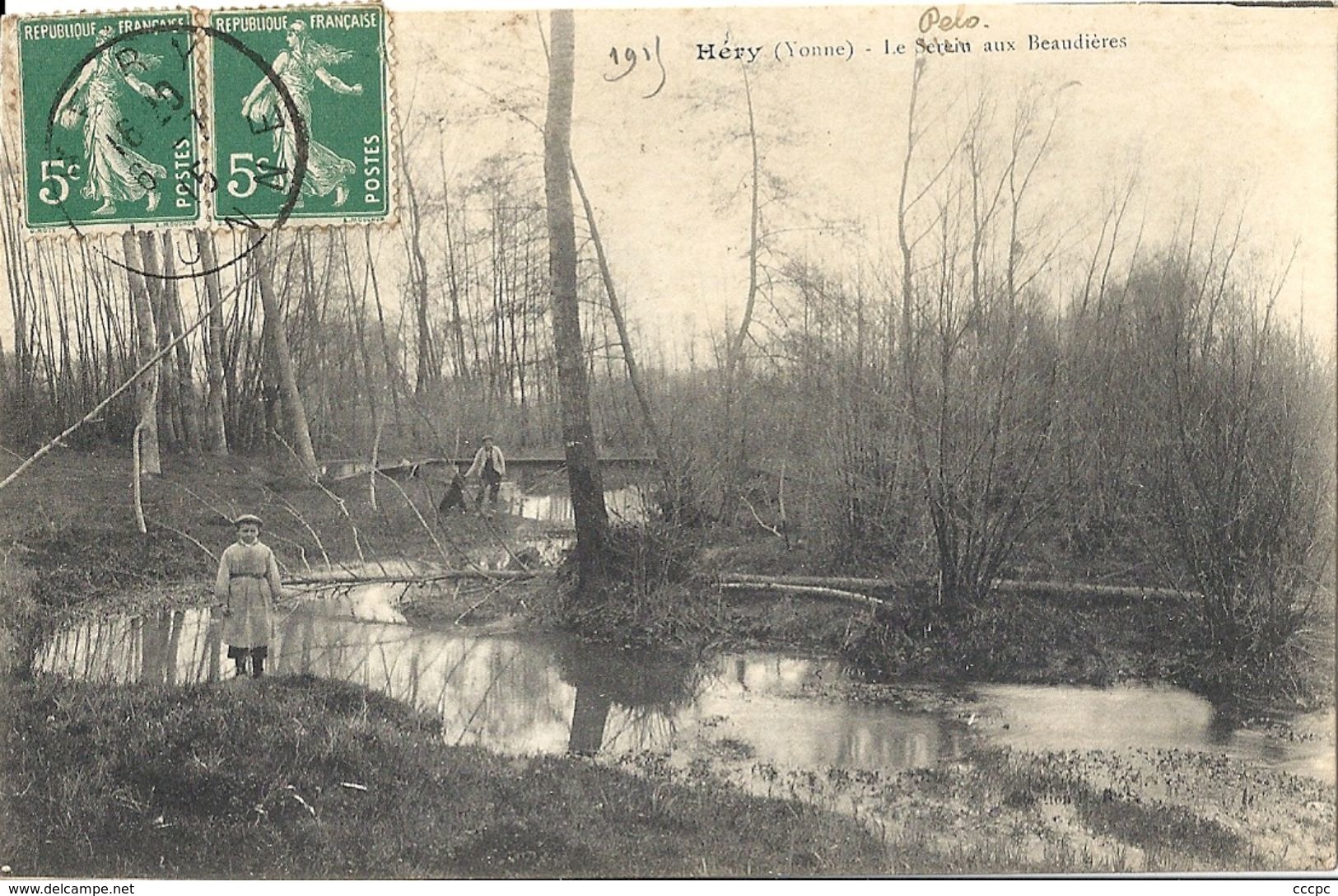 CPA Héry Le Serein Aux Bourdières - Hery