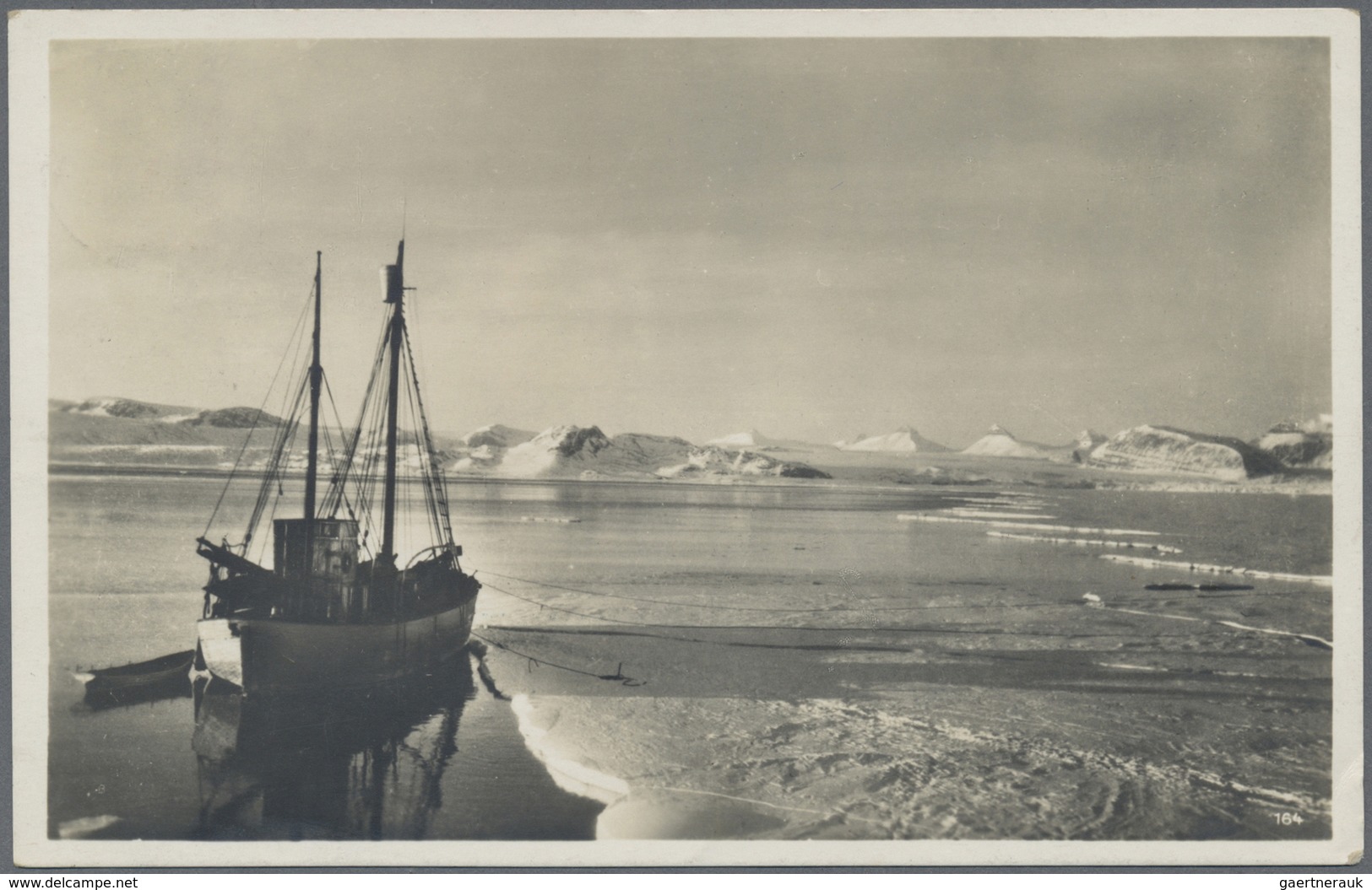 Thematik: Arktis / Arctic: 1931, Picture Card "Kingsbay" Franked With 20 Öre And Cancelled LONGYEARB - Andere & Zonder Classificatie