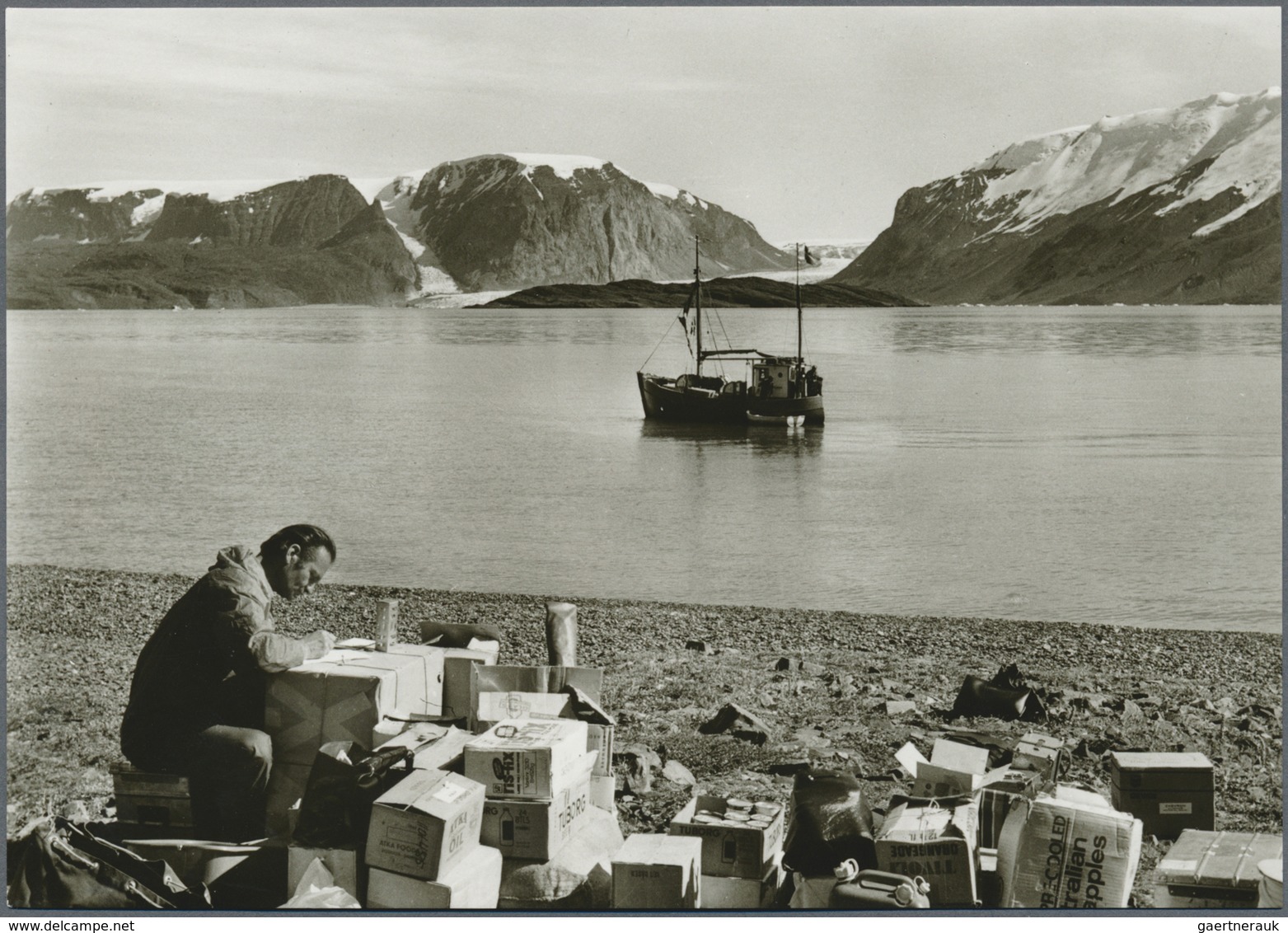 Br Thematik: Arktis / arctic: 2. Hessische Grönlandexpedition 1974 zur Wegener-Halbinsel im Westen Grön