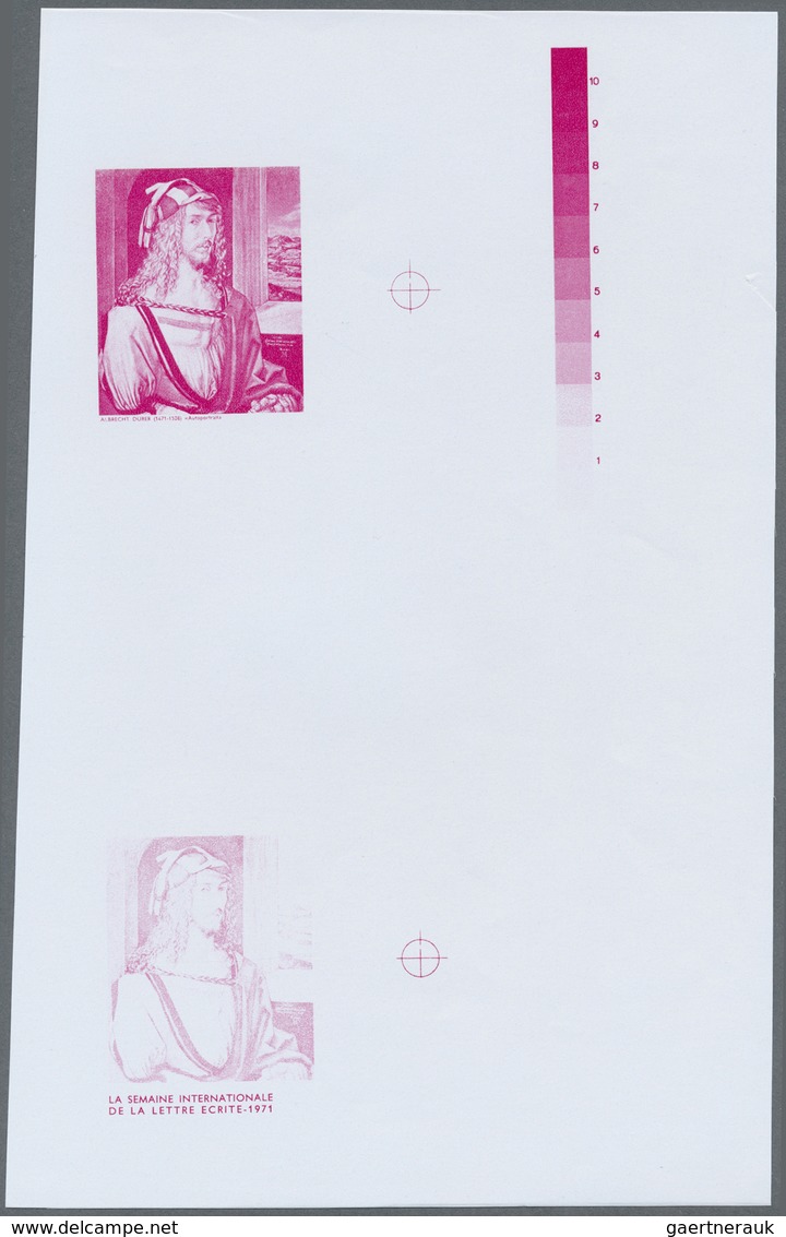 ** Thematik: Druck-Dürer / Printing-Dürer: 1971, Burundi. Collective, Progressive Double Proof (5 Phase - Autres & Non Classés