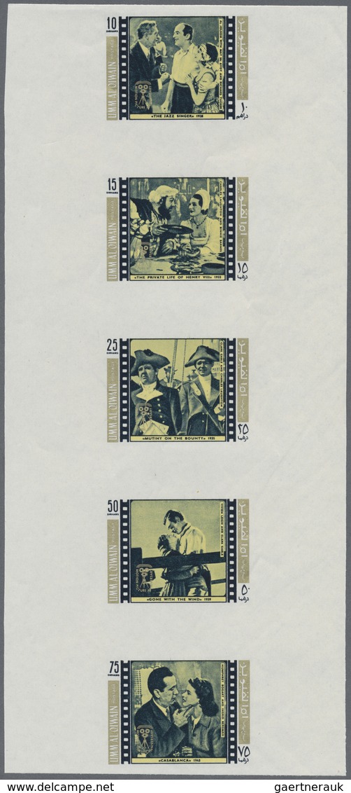 ** Thematik: Film-Kino / Film-cinema: 1969, UMM AL QIWAIN: Classic Film Actors Incl. Charles Laughton, - Cinema