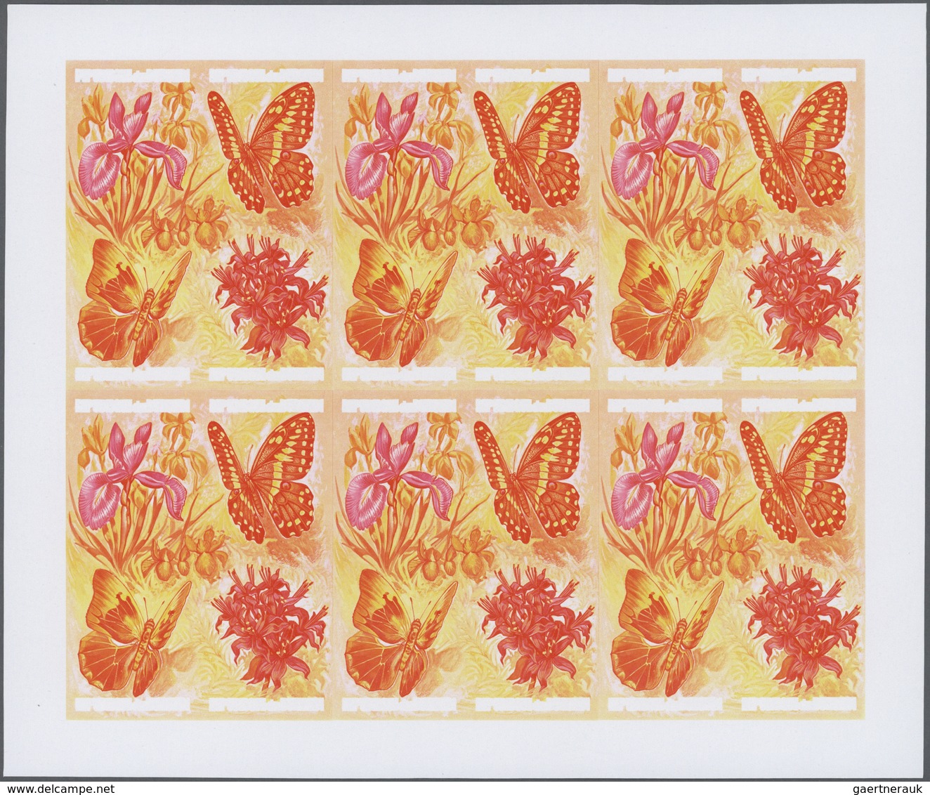 ** Thematik: Flora, Botanik / Flora, Botany, Bloom: 1973, Burundi. Progressive Proof (6 Phases) For The - Autres & Non Classés