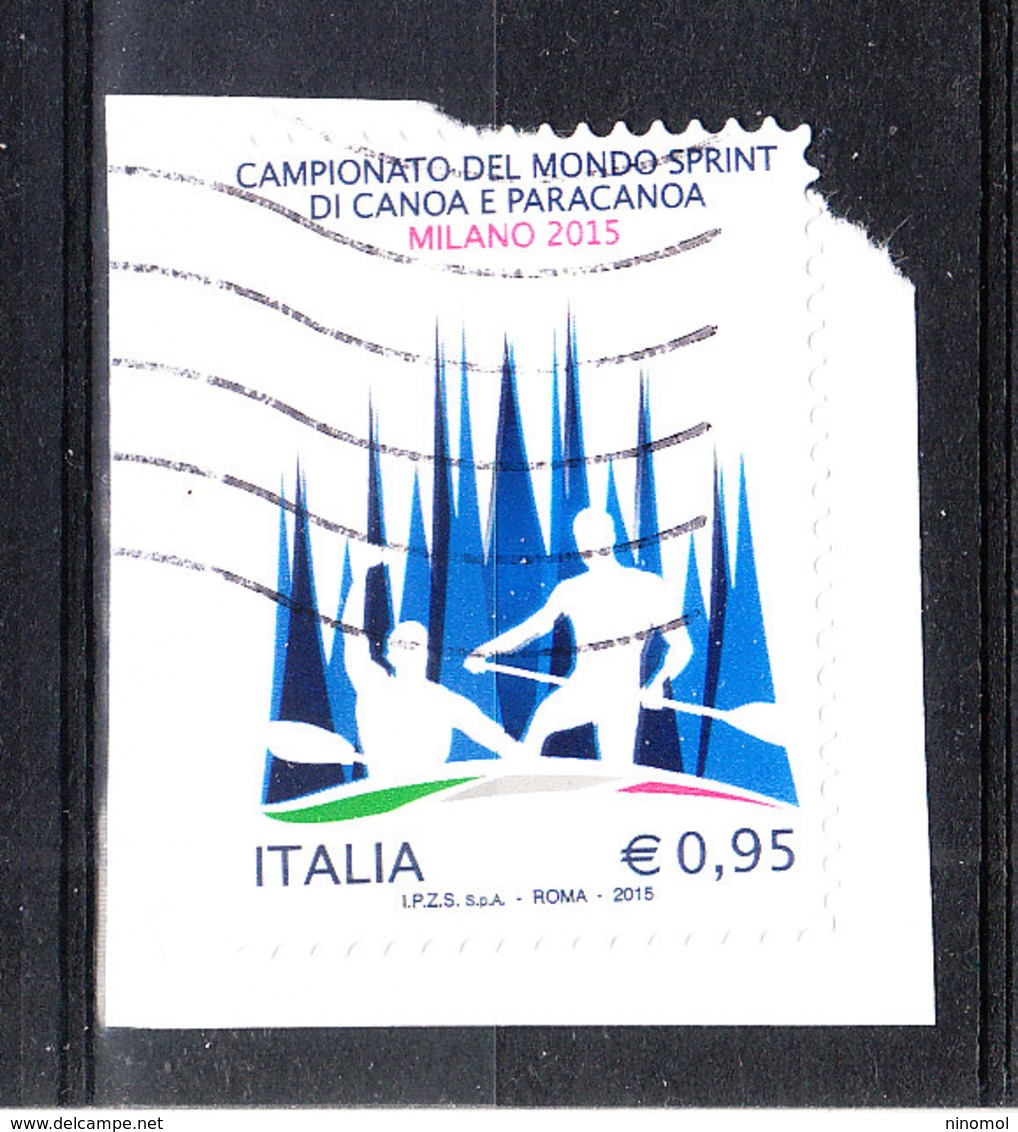 Italia   -    2015. Campionati Mondiali Di Canoa E Paracanoa. Canoe World Championships. Self Adhesive - Kanu