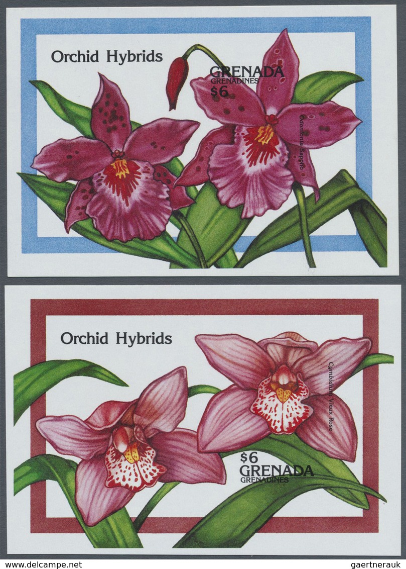 ** Thematik: Flora-Orchideen / Flora-orchids: 1990, GRENADA/Grenadinen: EXPO '90 Osaka Orchids Complete - Orchids